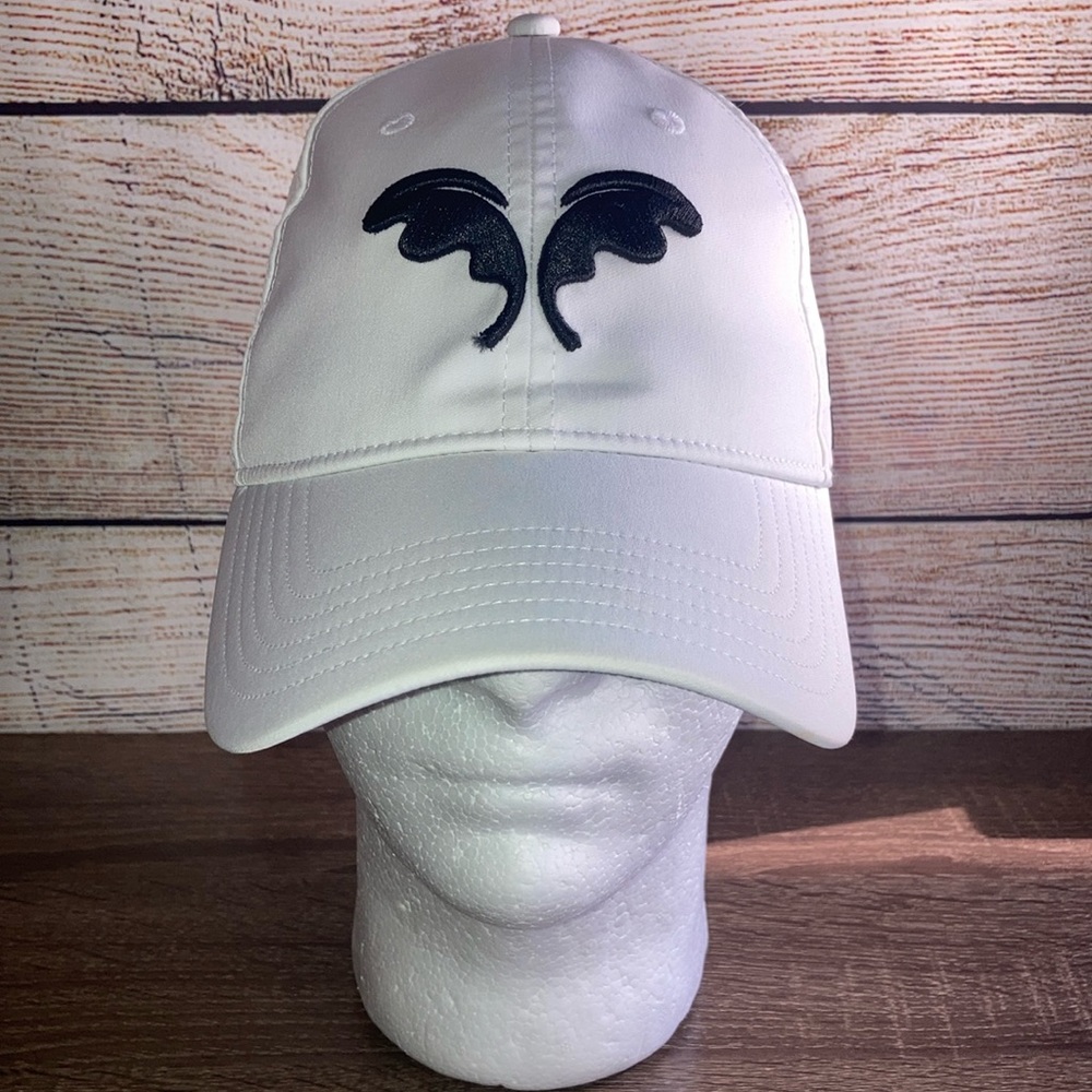 Mens TaylorMade White Golf Adjustable Hat